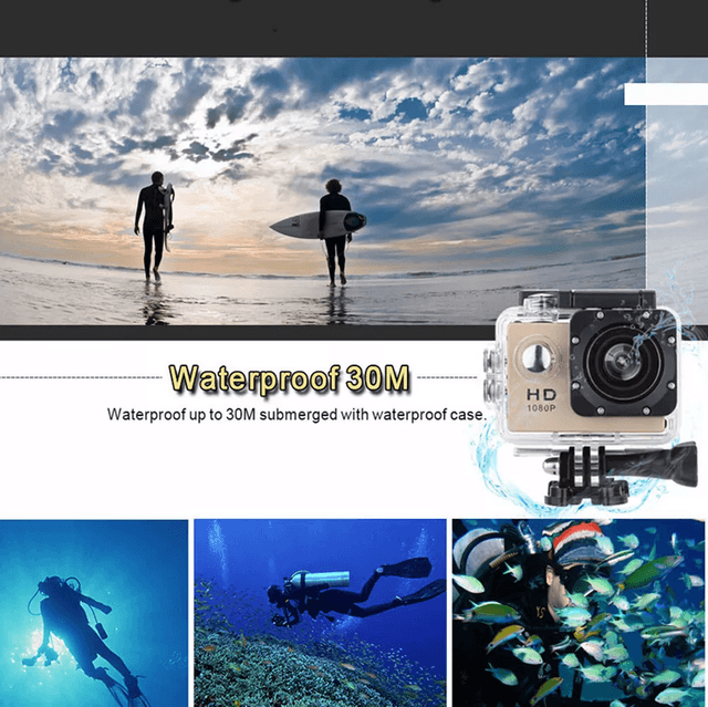 ACTION CAMERA 1080P HD BLACK