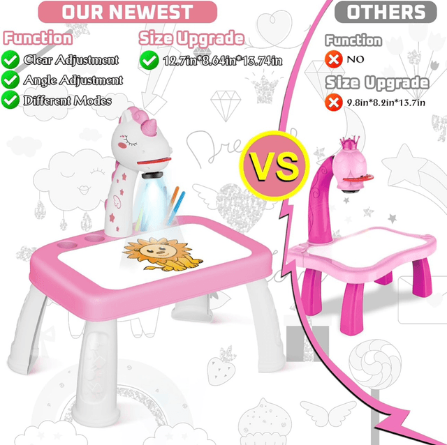 UNICORN DRAWING PROJECTOR TABLE