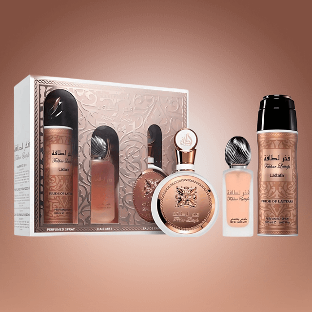 LATTAFA FAKHER ROSE GOLD GIFT SET