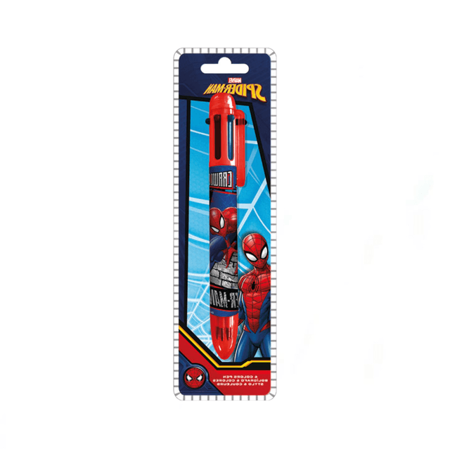 SPIDERMAN 6 COLOUR PEN