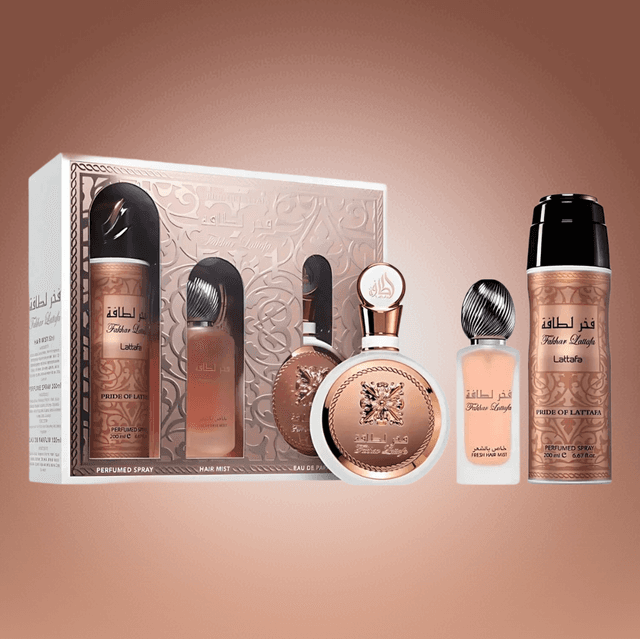 LATTAFA FAKHER ROSE GOLD GIFT SET